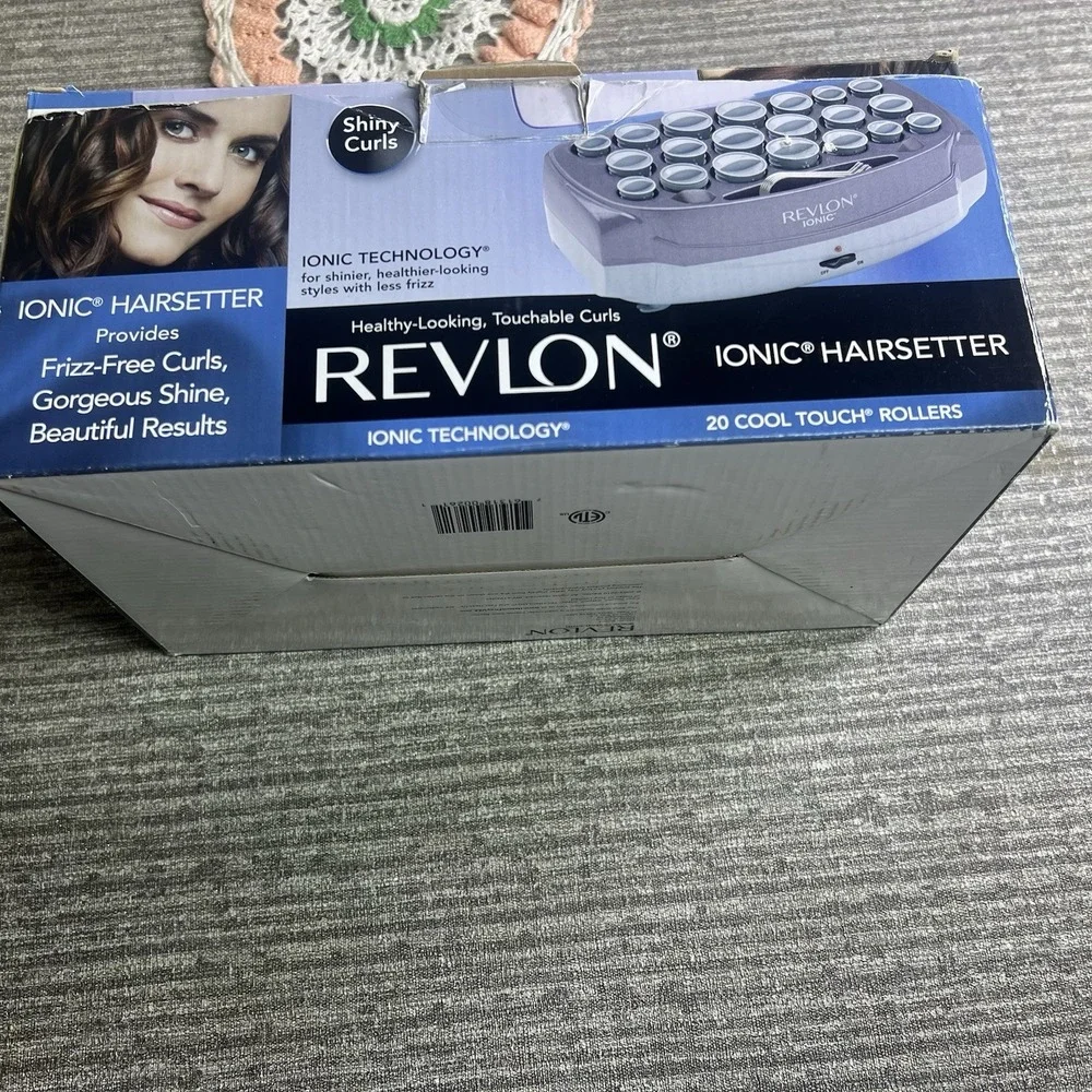 Revlon RV261 Ionic Hairsetter 20 Hot Hair Curlers Rollers with 13 clips Tested